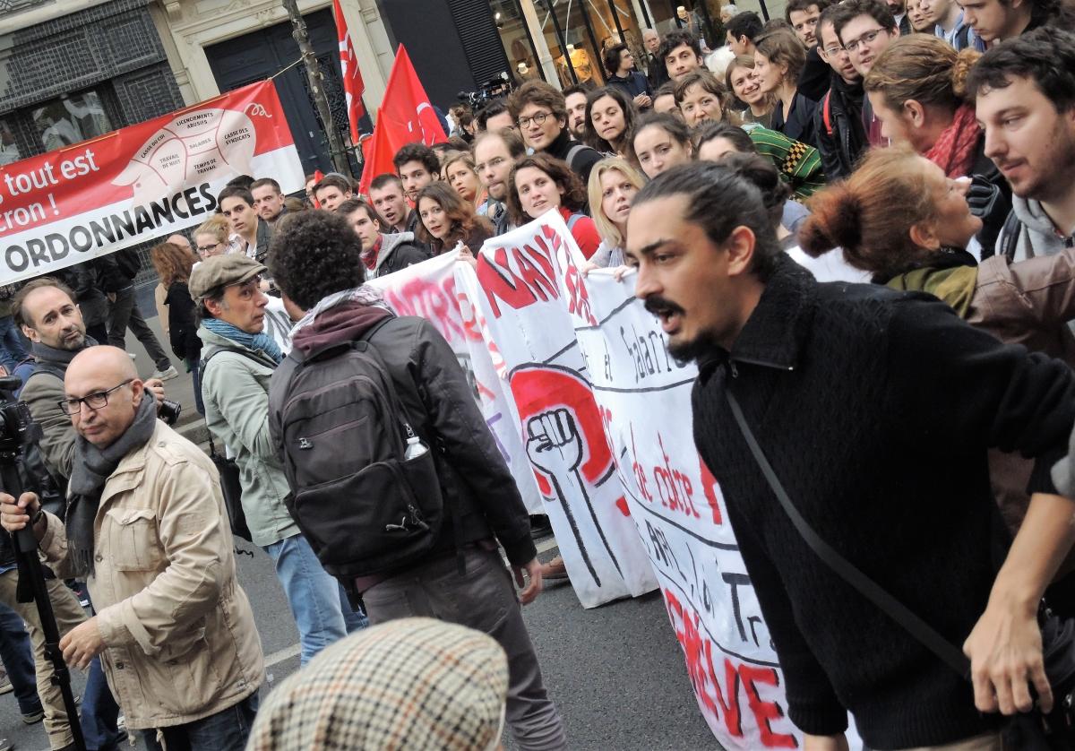 Manifestants défense de la Fonction Publique