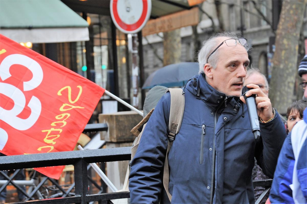 Soutien de Philippe Poutou au Procès de Loïc Canitrot