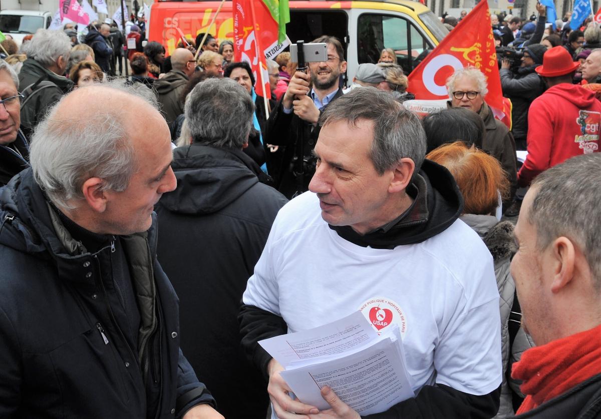 Soutien de Philippe Poutou grève Nationale dans les Ehpad