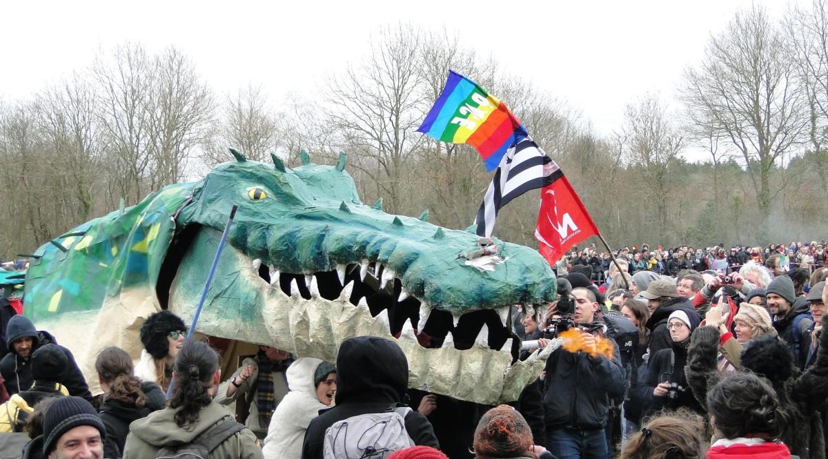 Fête sur la ZAD de Notre-Dame-des-Landes