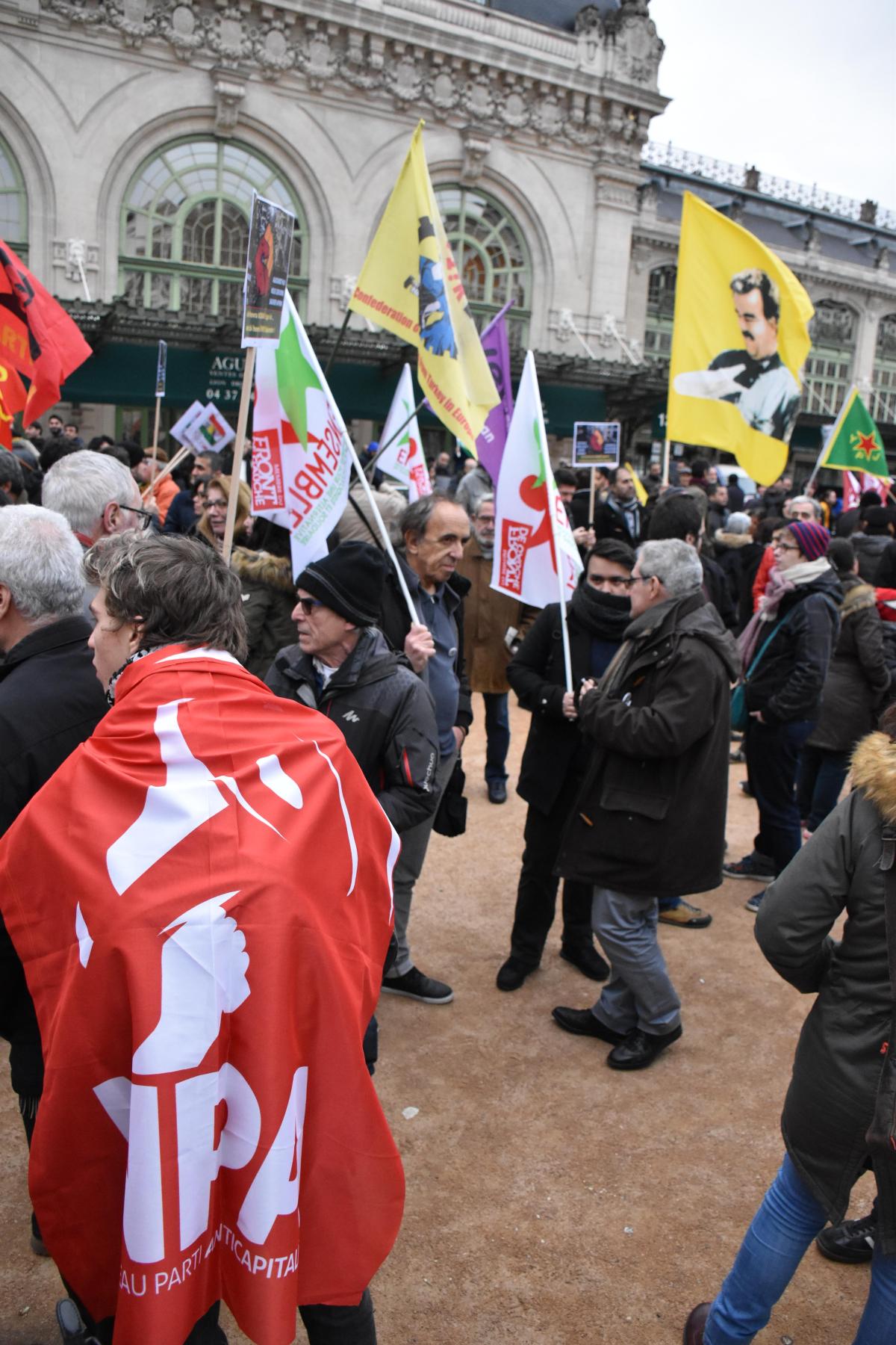 Manifestion contre l'offensive Turc sur Afrin 28.01.2018
