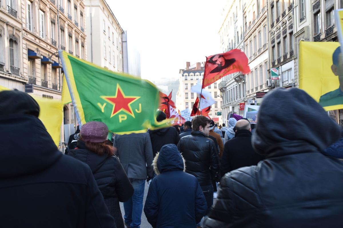 Manifestation contre l'offensive Turc à Afrin