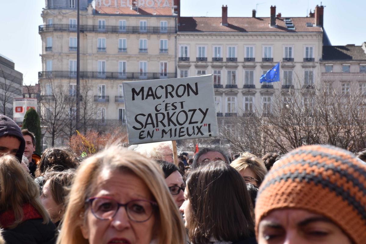 Manifestation 22 mars 2018 à Lyon