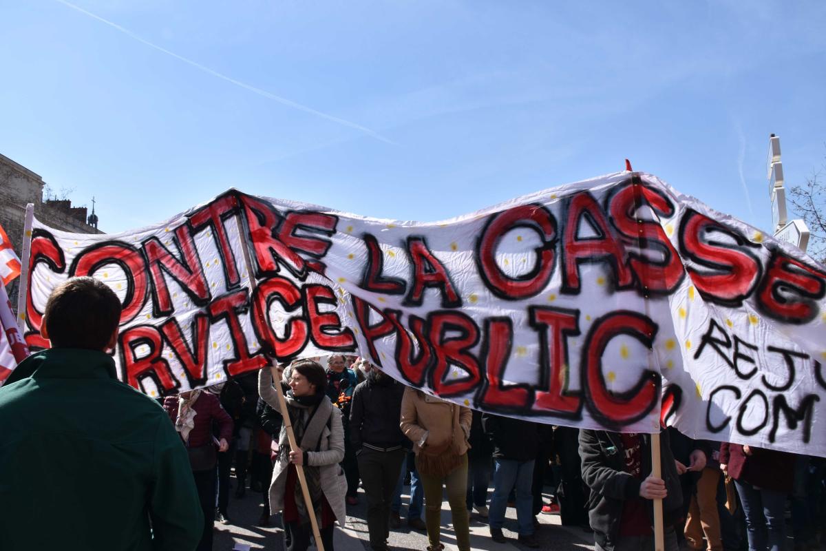 Manifestation 22 mars 2018 à Lyon