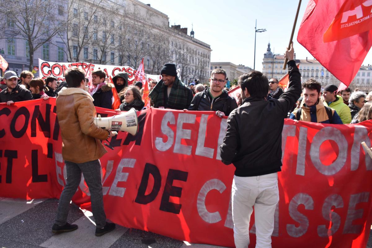 Manifestation 22 mars 2018 à Lyon