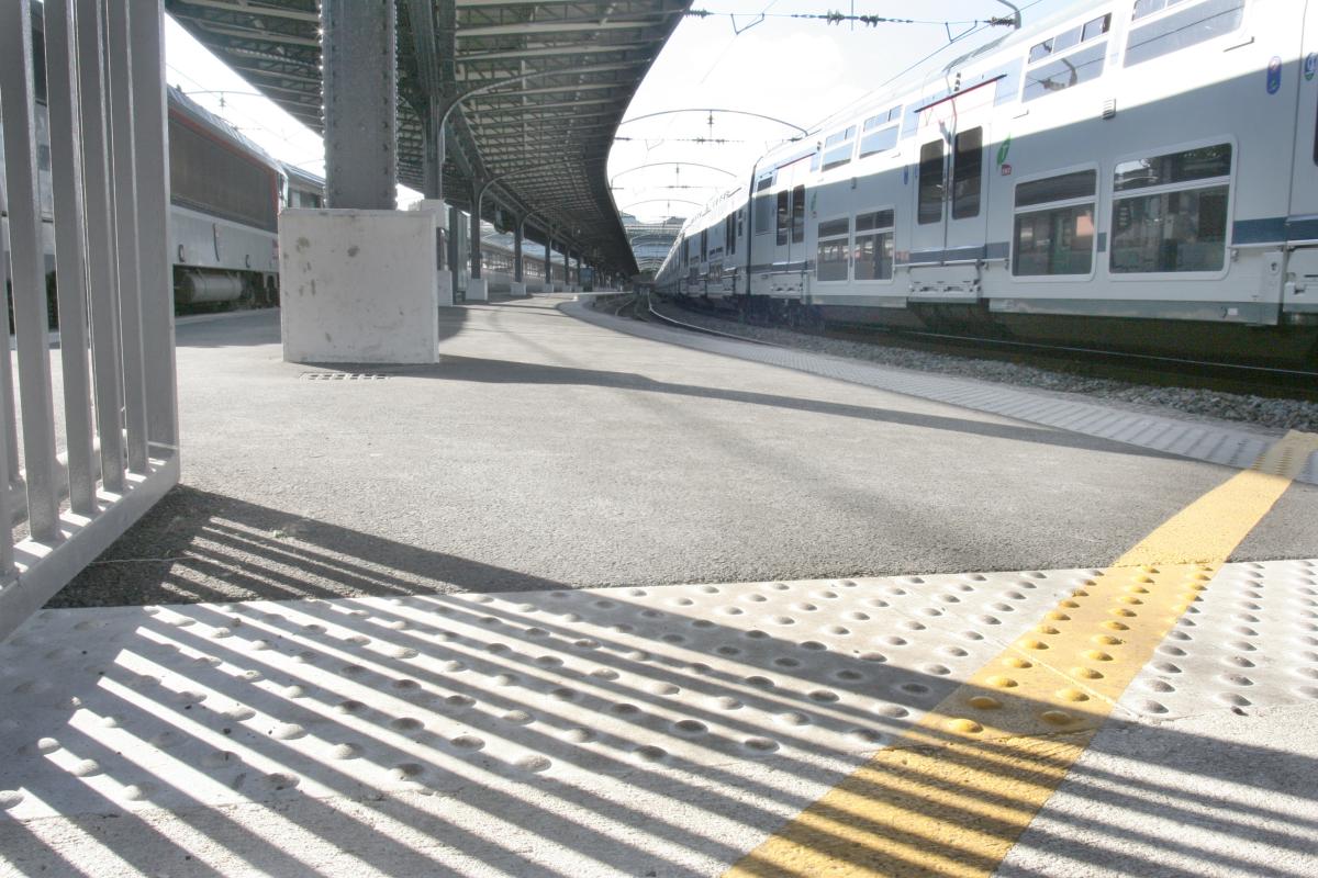 grève générale à la gare de l'est.