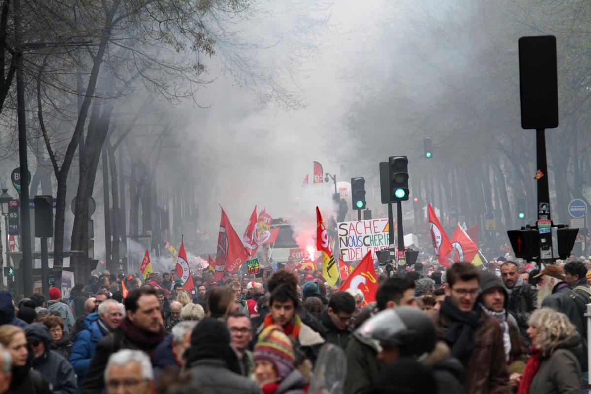 Cortège cheminot