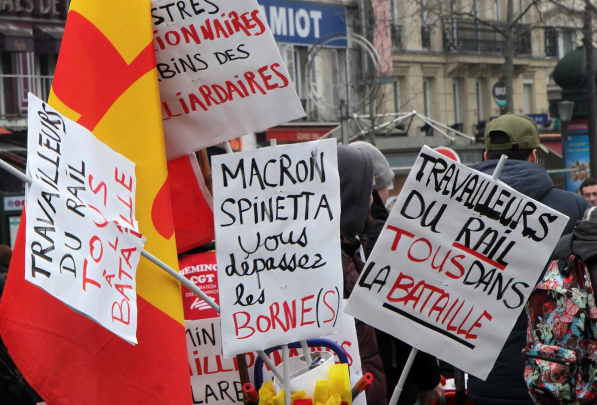 Travailleurs du rail tous dans la bataille