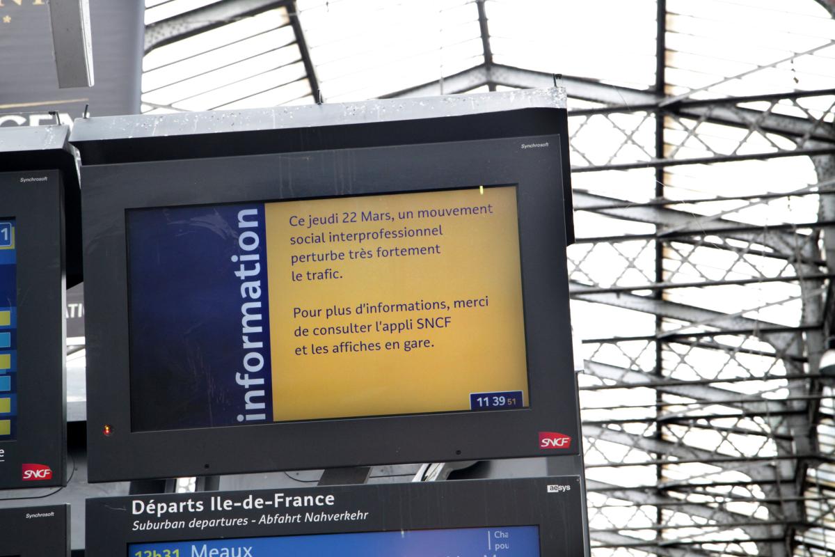 Perturbation très forte du trafic