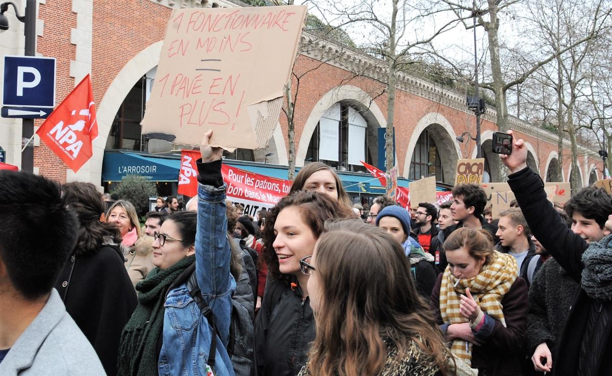 Manifestations cortège Etudiants