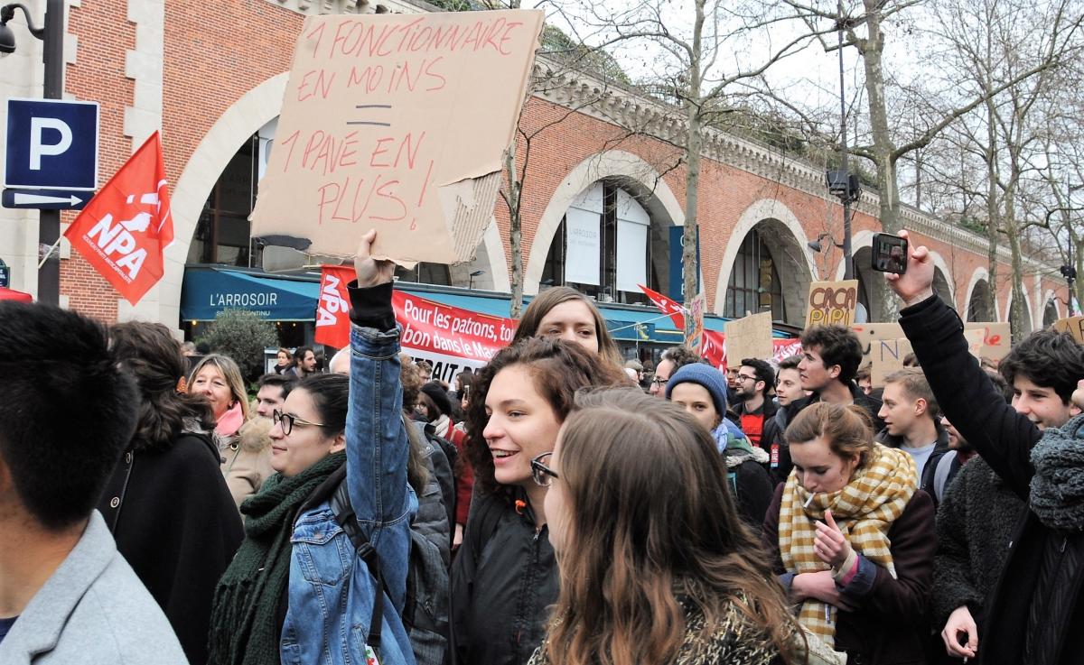 Manifestations cortège Etudiants