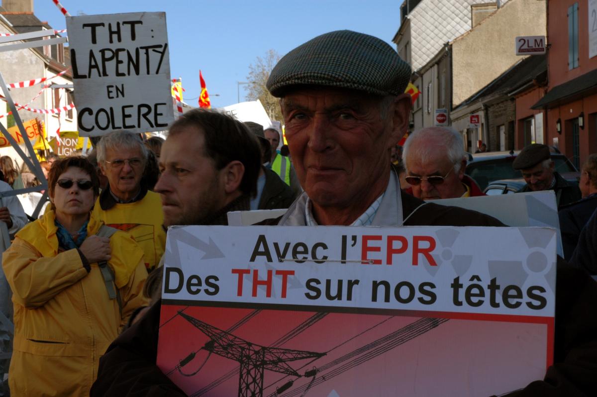 Manif anti EPR et THT