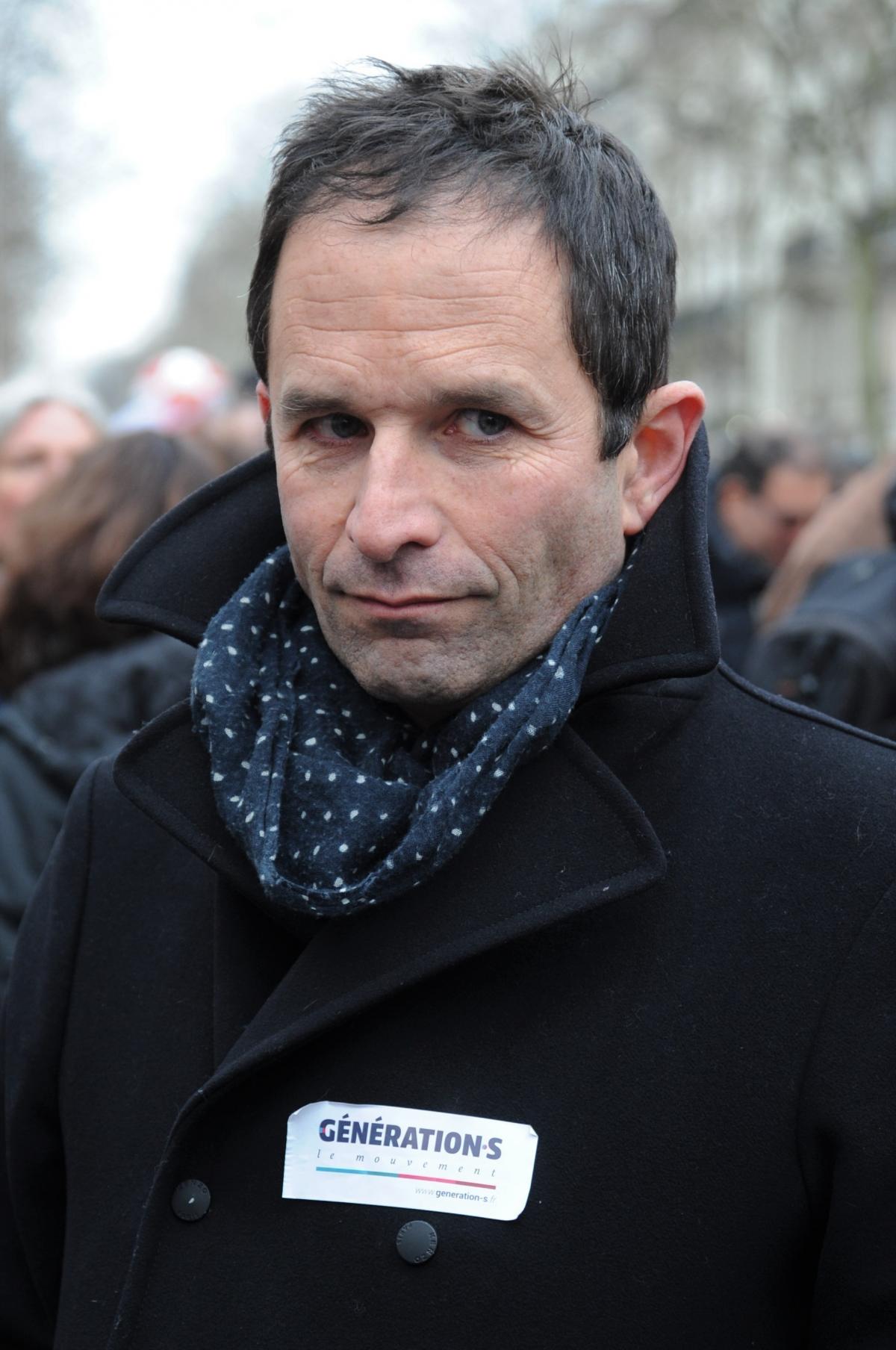 Benoît Hamon de Génération.s. fondé en décembre 2017 à la manifestation des salariéEs de la fonction publique du 22 mars 2018