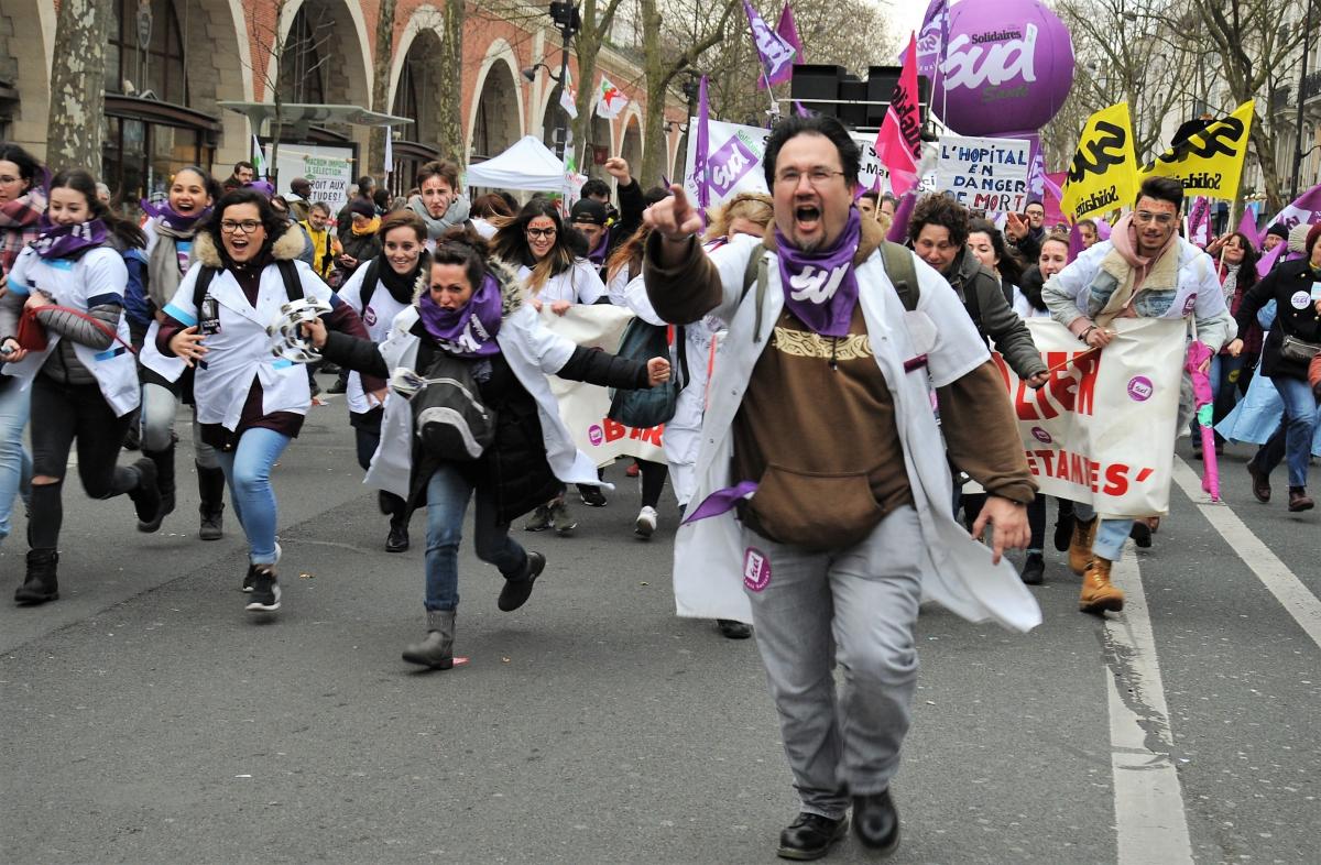 Cortège Sud santé Hôpitalier