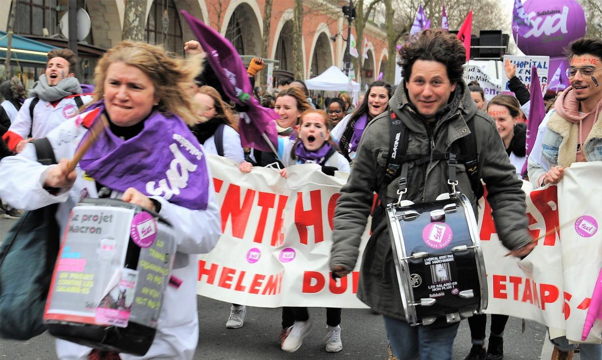 Cortège Sud santé Hôpitalier