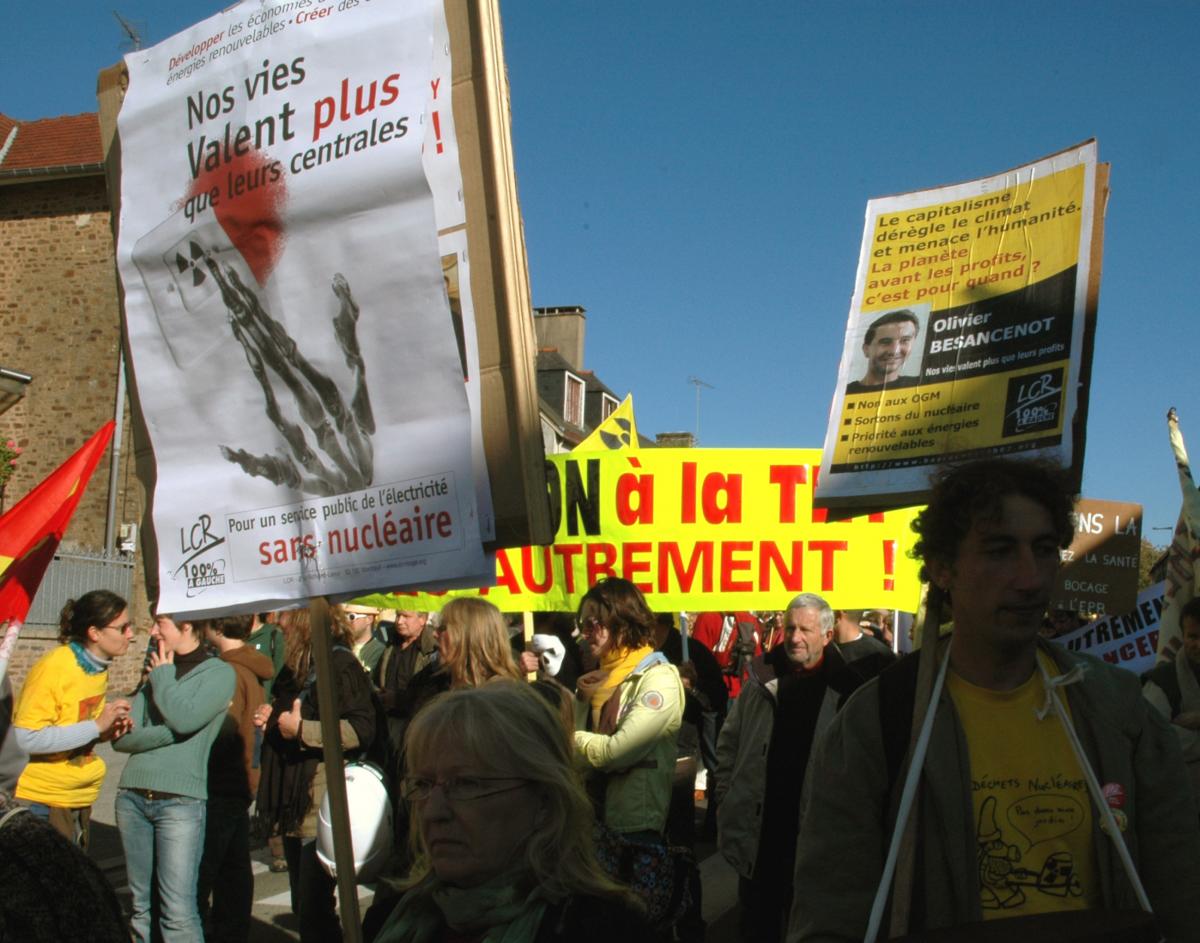 Manif anti EPR et THT