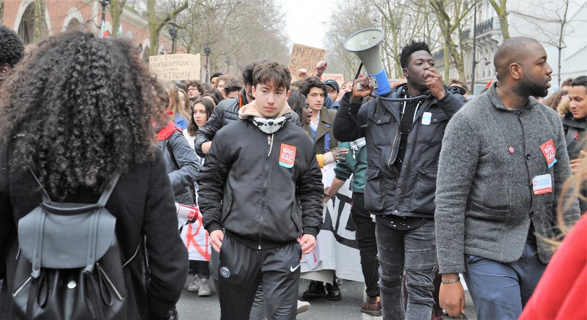 Cortège Etudiants avec les salariéEs de la fonction publique