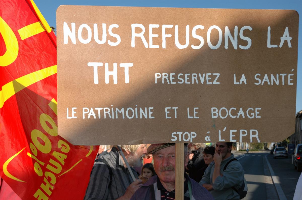 Manif anti EPR et THT
