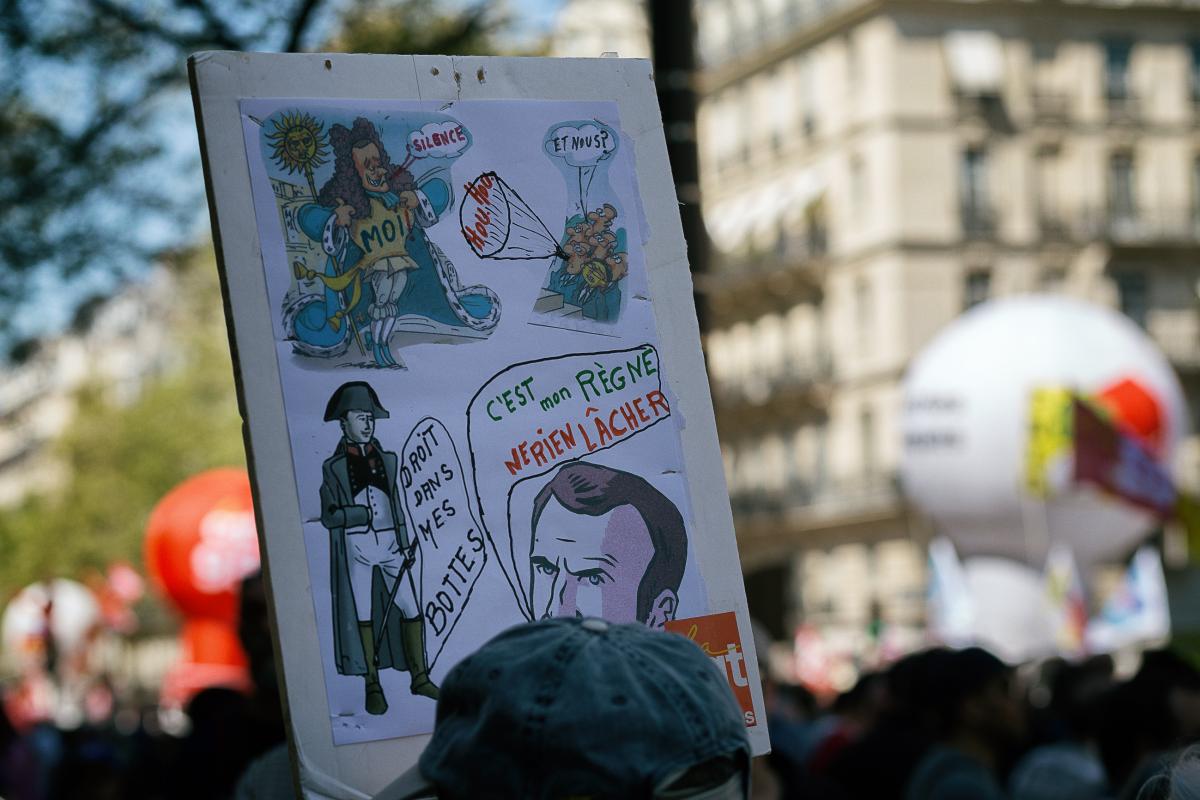 Paris, 19 avril 2018, Manifestation Convergence des Luttes