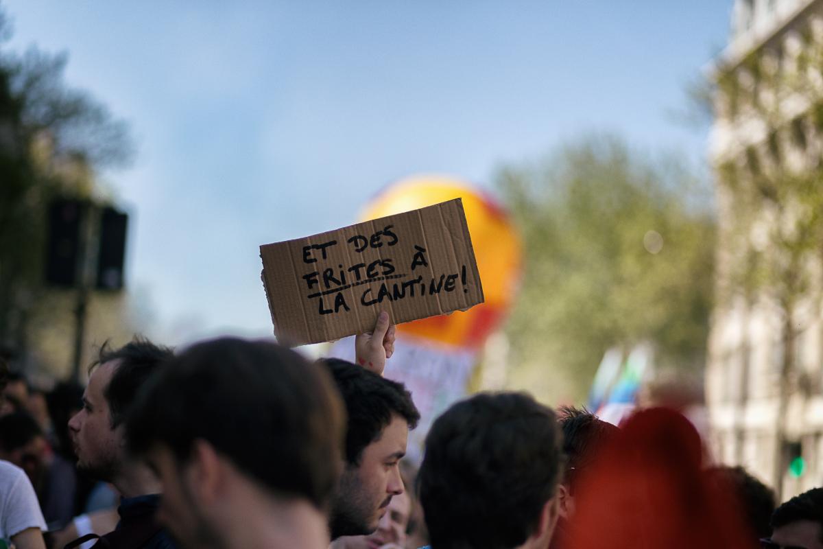 Paris, 19 avril 2018, Manifestation Convergence des Luttes