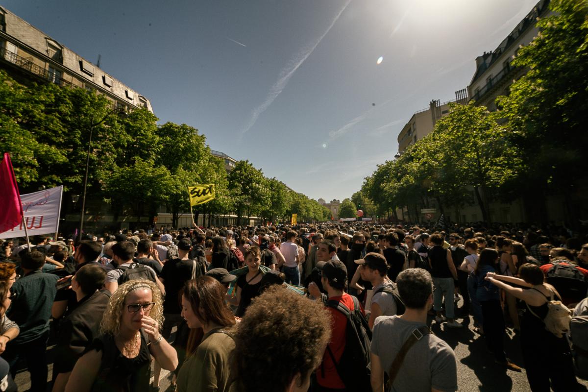 Paris, 19 avril 2018, Manifestation Convergence des Luttes
