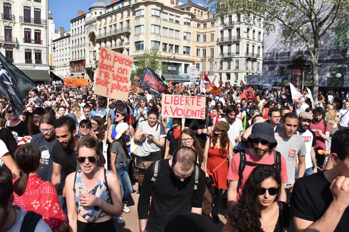 Manifestation interpro 19 avril 2018 à Lyon