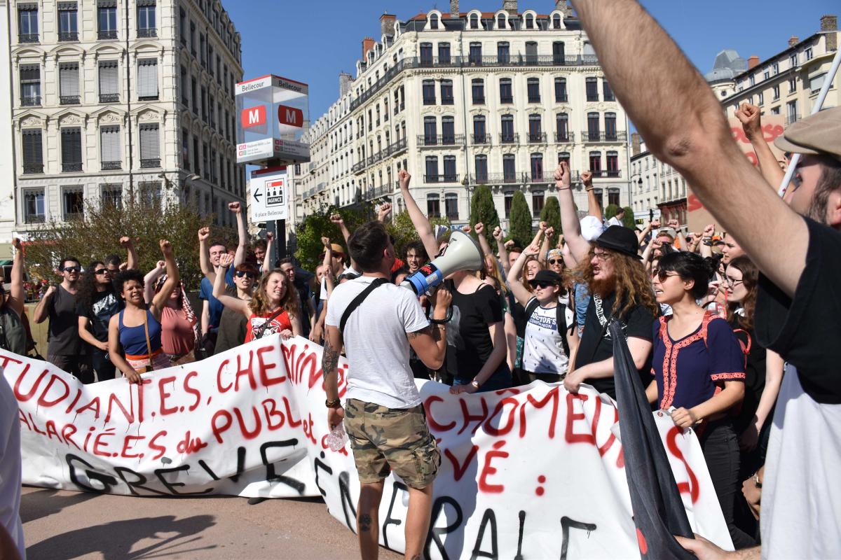 Manifestation interpro 19 avril 2018 à Lyon