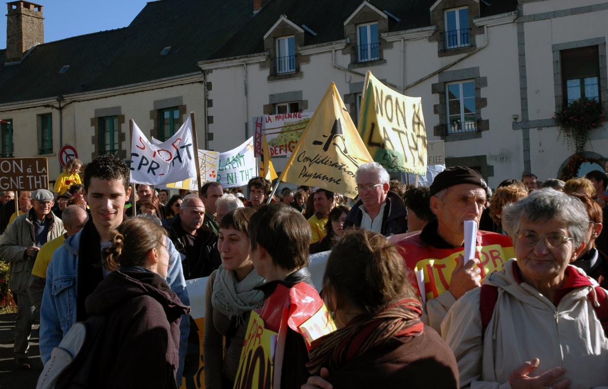 Manif anti EPR et THT