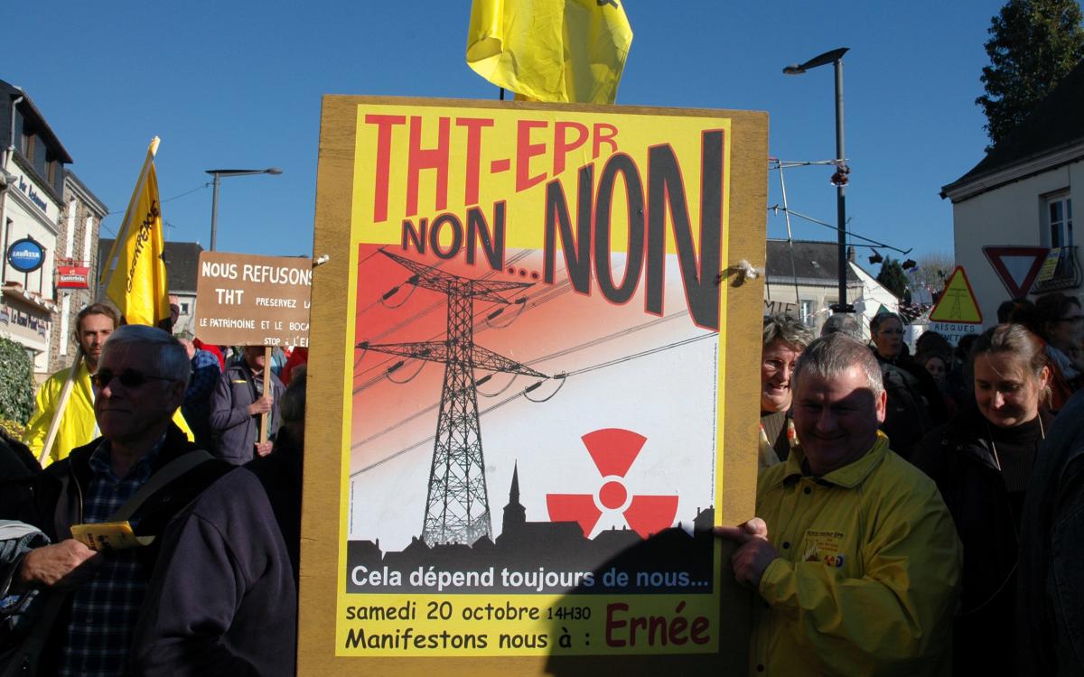 Manif anti EPR et THT