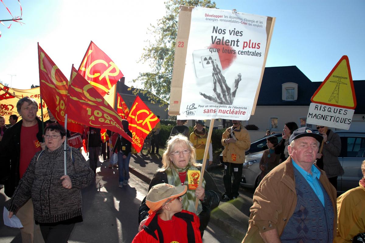 Manif anti EPR et THT