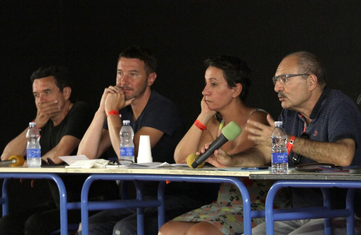 Edwy Plenel, Olivier Besancenot, Sandra Demarcq, Olivier Sabado