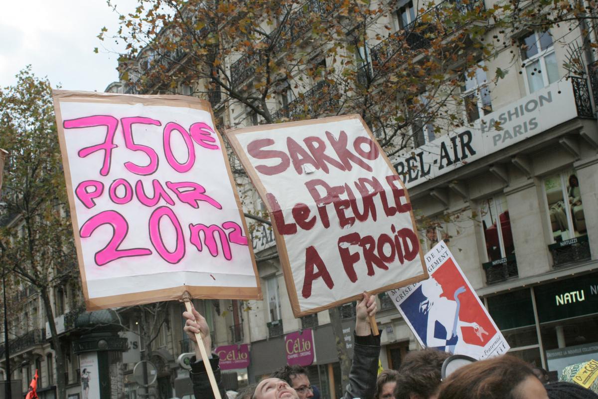 Sarko le peuple a froid