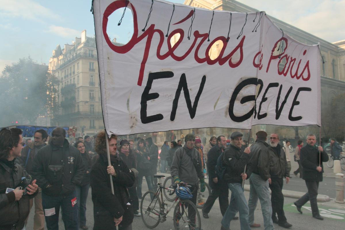Opéras de Paris en grève