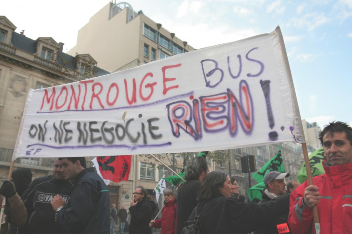 On ne négocie rien !