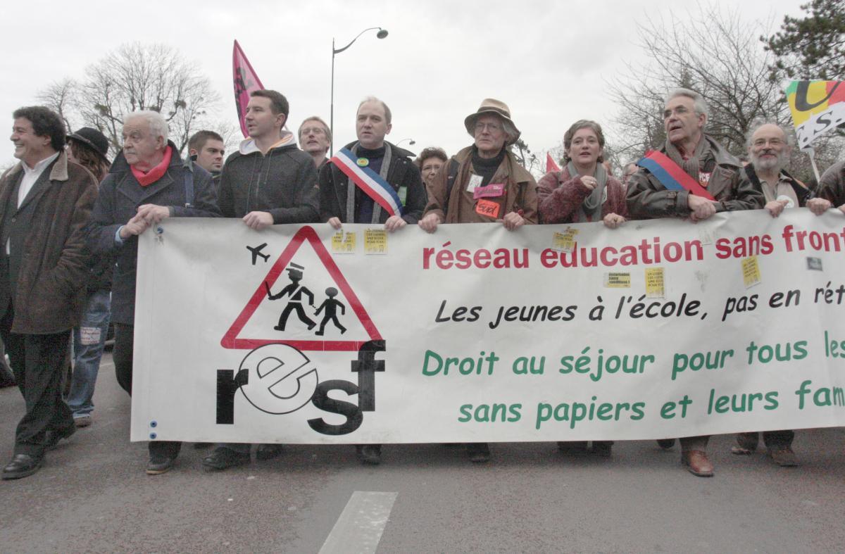 tête de la manifestation