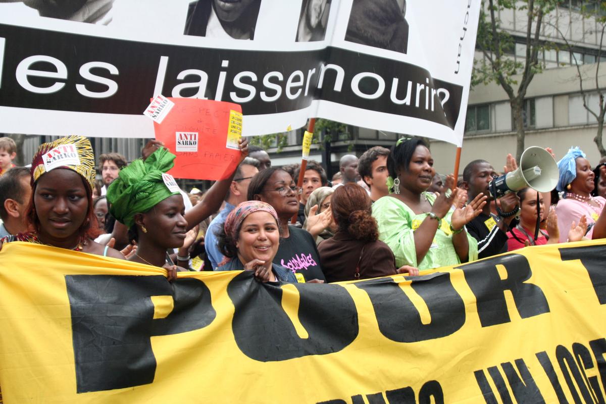 tete de la manif 30 sept 2006