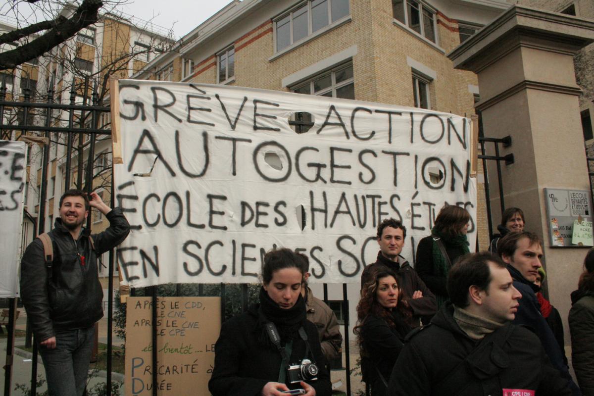 Manifestation contre le CPE à Paris