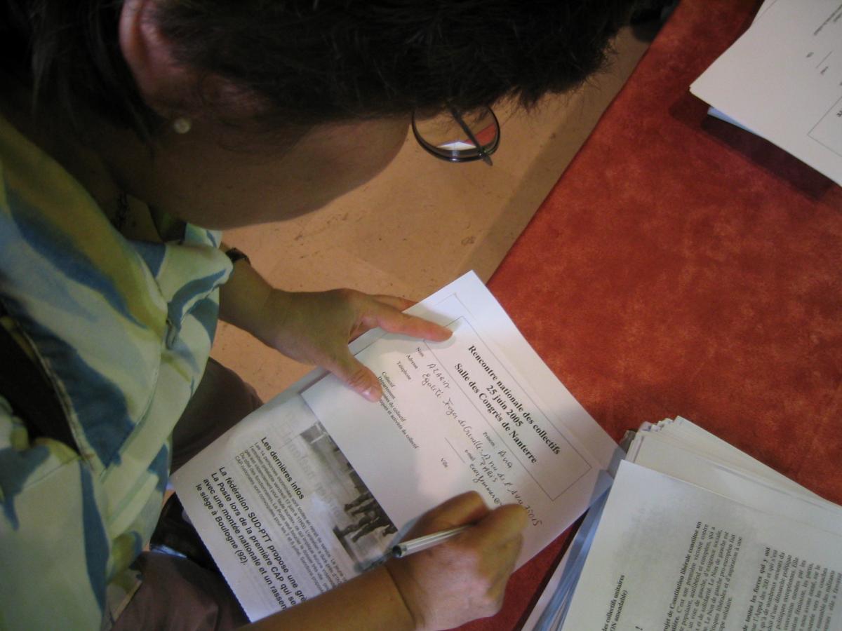 Réunion nationale des collectifs