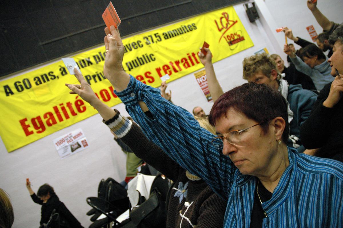 délégués votant