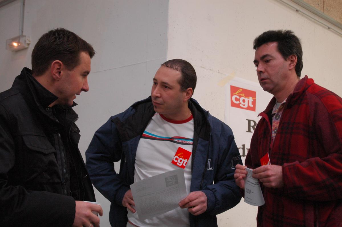 Olivier Besancenot soutien les salariés de l'Imprimerie Nationale.