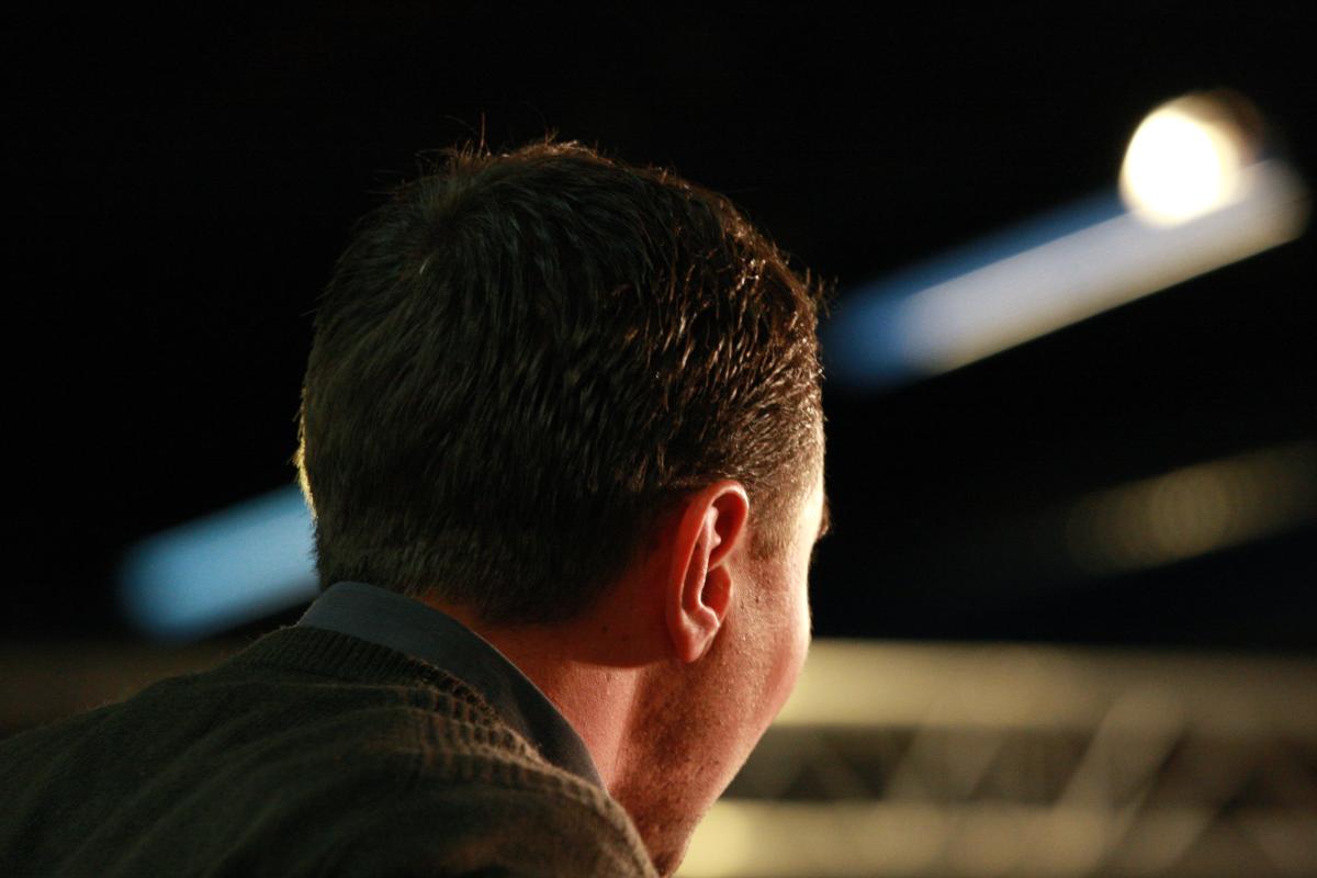 Olivier Besancenot pendant son intervention