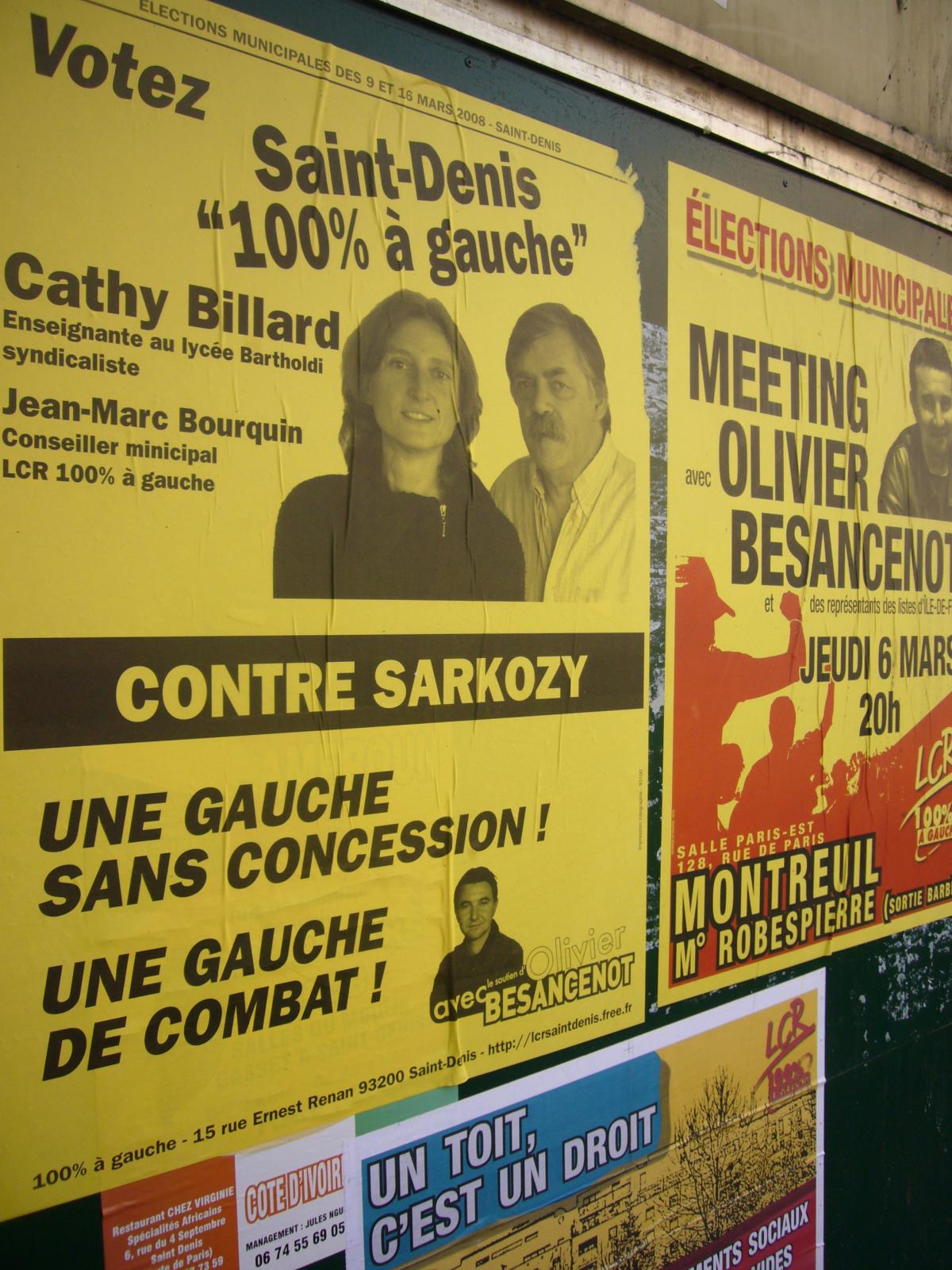 Affiches municipales 2008