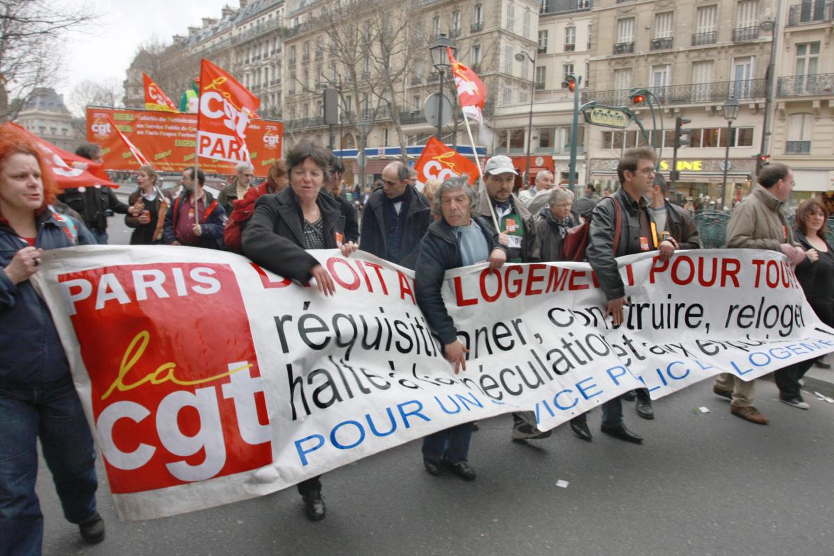 cortège de la CGT