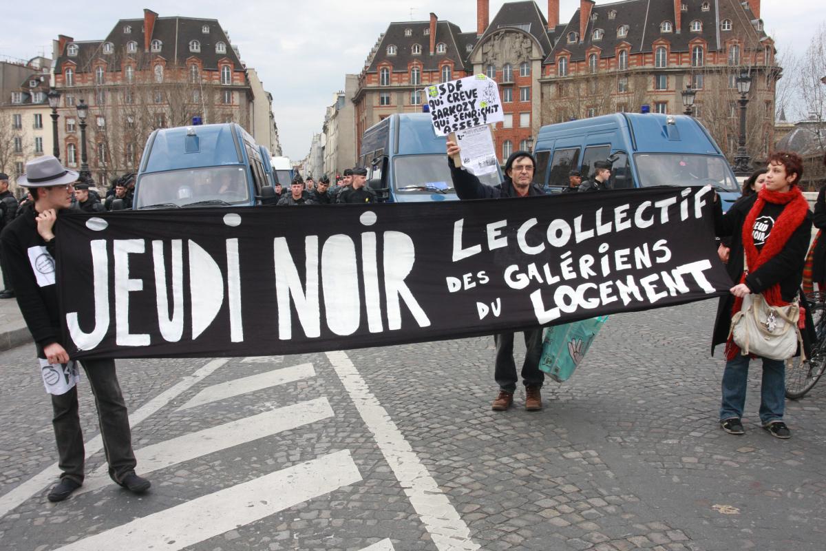 jeudi noir, le collectif des galériens du logement