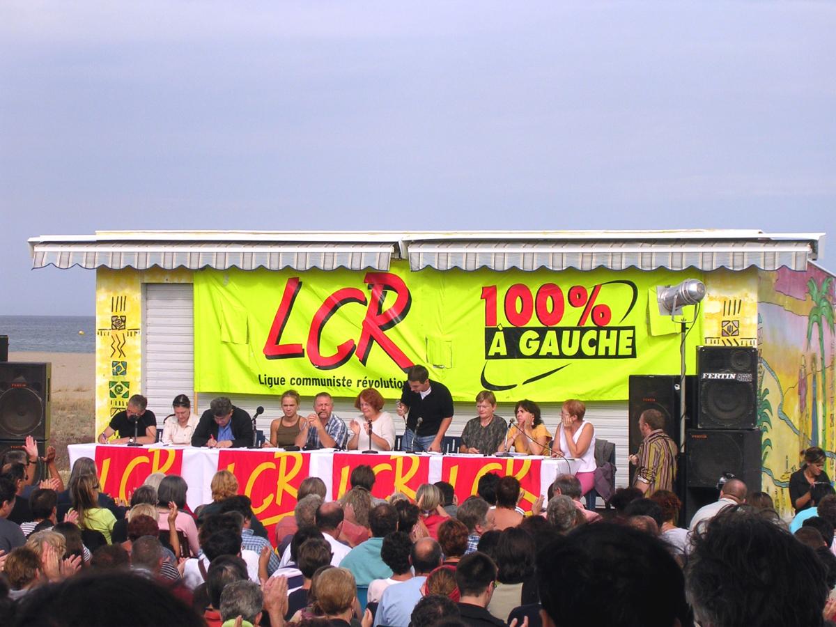 Meeting central de l'université d'été de la LCR en 2005