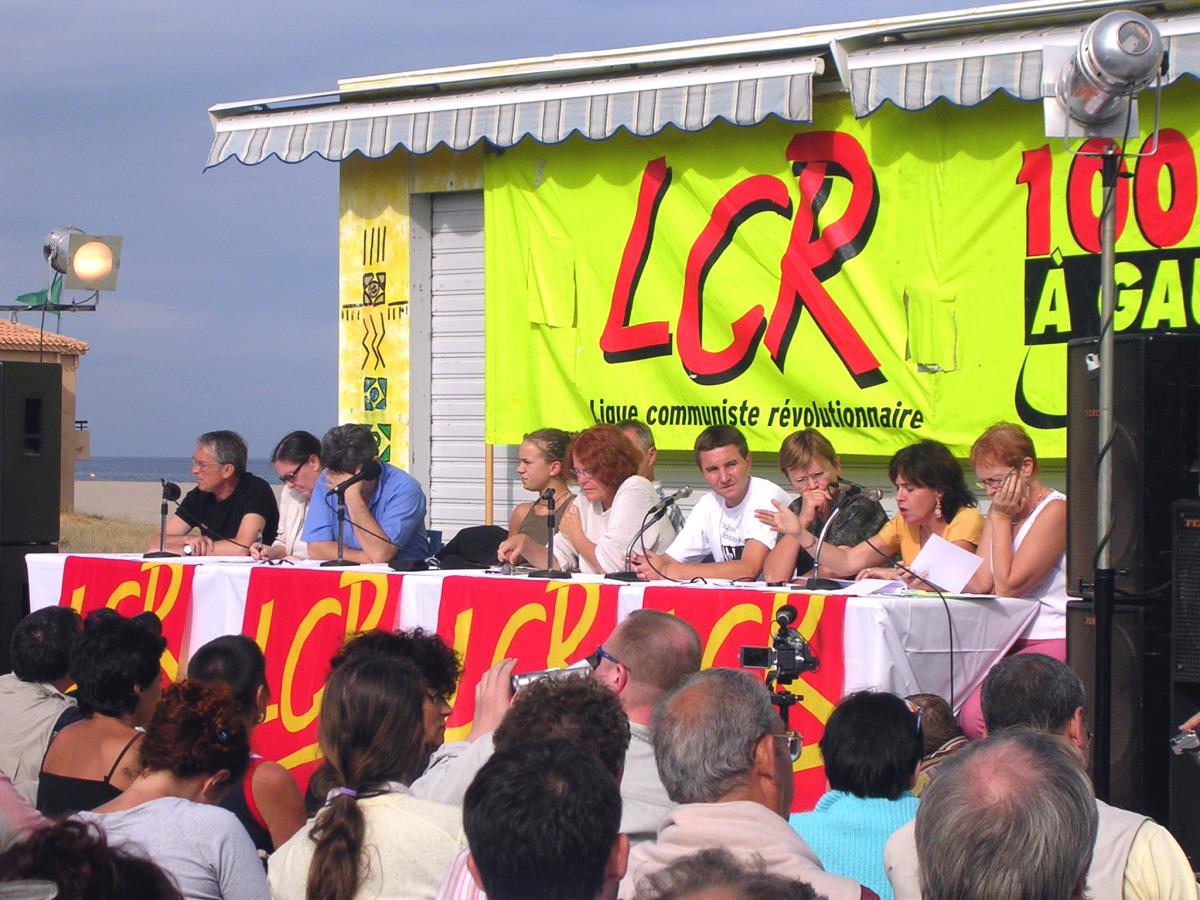 Meeting central de l'université d'été de la LCR en 2005
