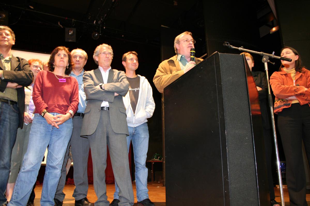 MG Buffet avec militantes PRS 29 mai 2006