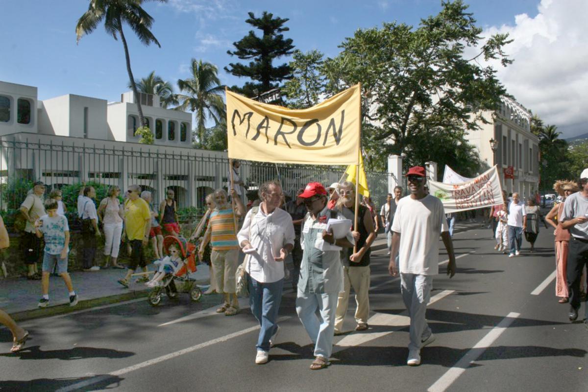 Le cortège MARON dans la manif.