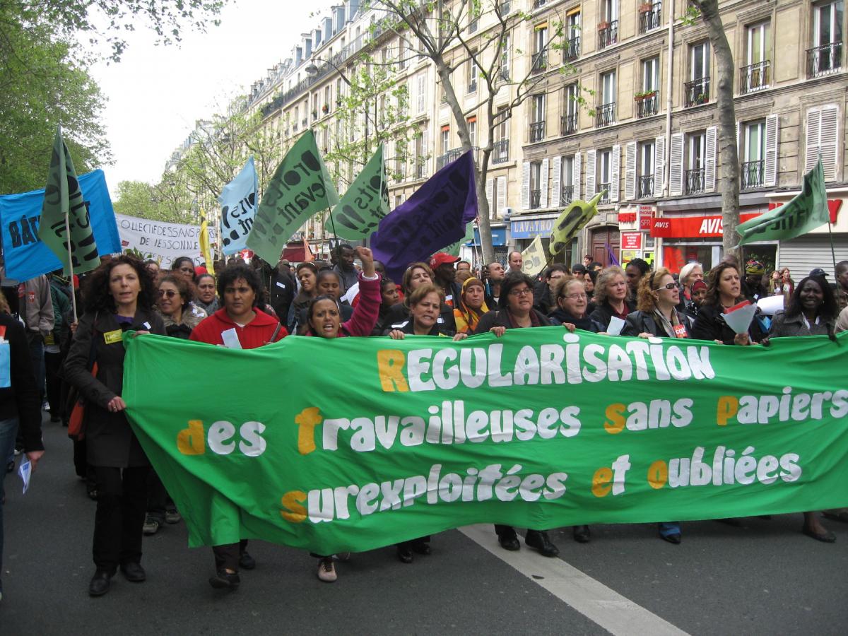 régularisation des travailleuses sans papiers