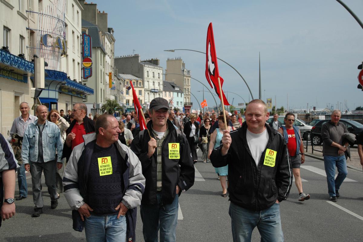 manifestation retraites;cortège Fo